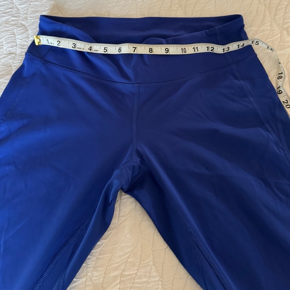 Vibrant Lululemon Royal Blue Leggings - Picture 3 of 6